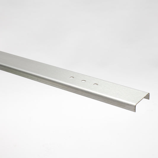 Detailfoto Montageschiene für Gabionenkorbmontage