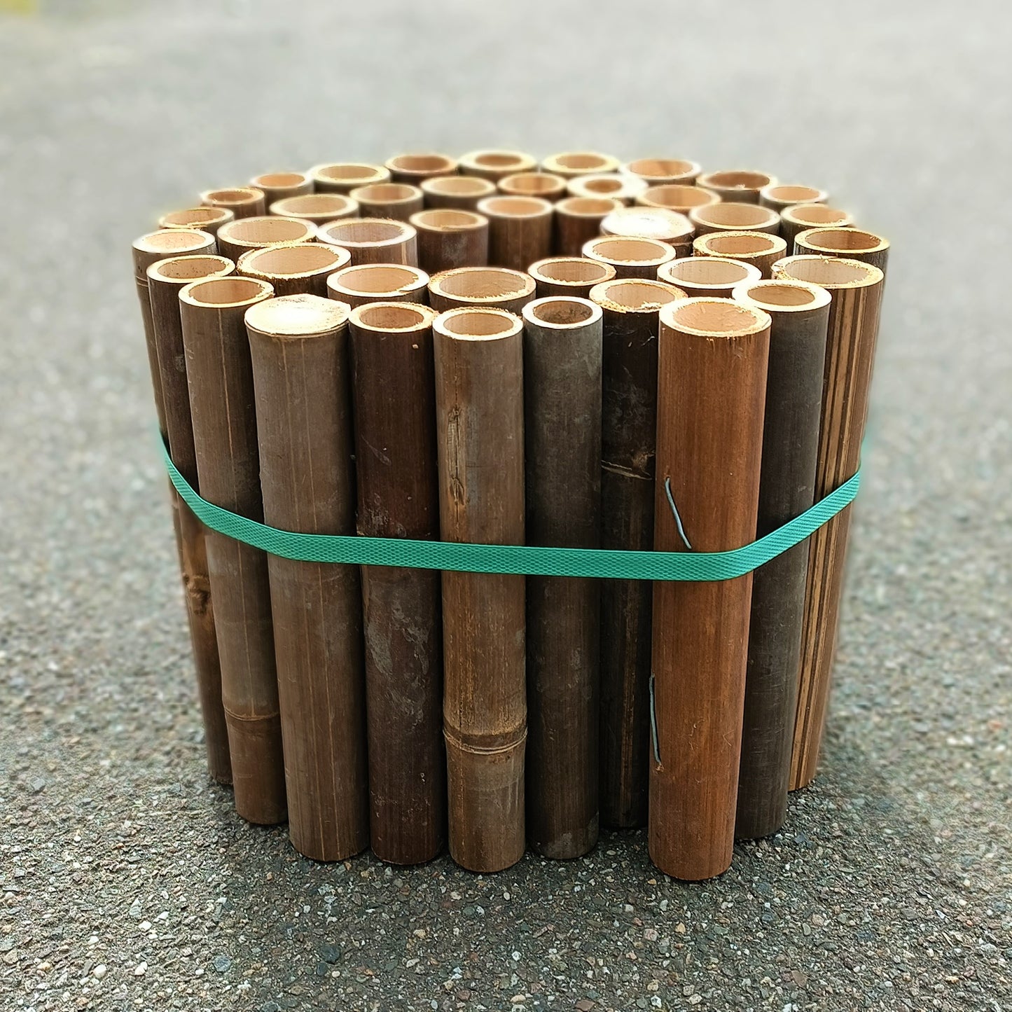 Flexible Beeteinfassung - L: 200 cm, Bambus dunkel