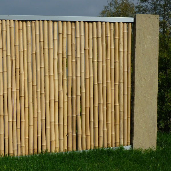 Profilé de montage latéral pour panneau de clôture en acier inoxydable et acier Corten