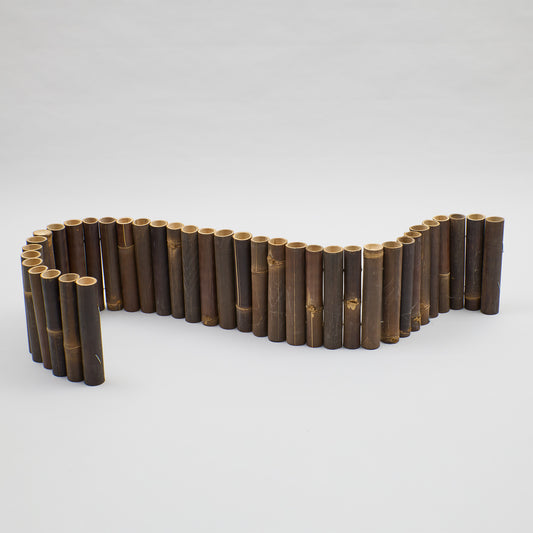 Flexible Beeteinfassung - L: 200 cm, Bambus dunkel