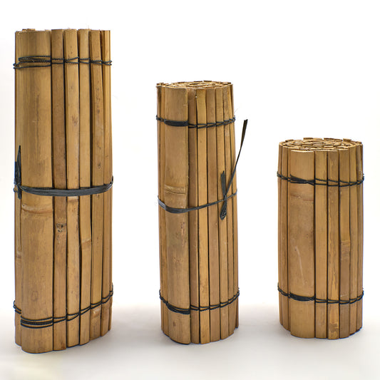 Helle filigrane Bambusmatte