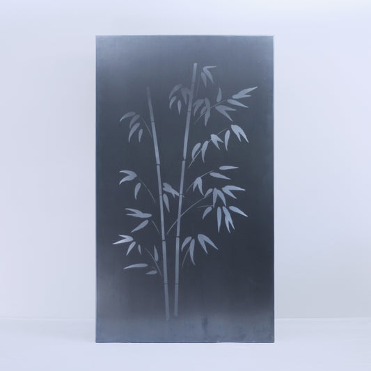 Motivwand mit Bambuspflanzen