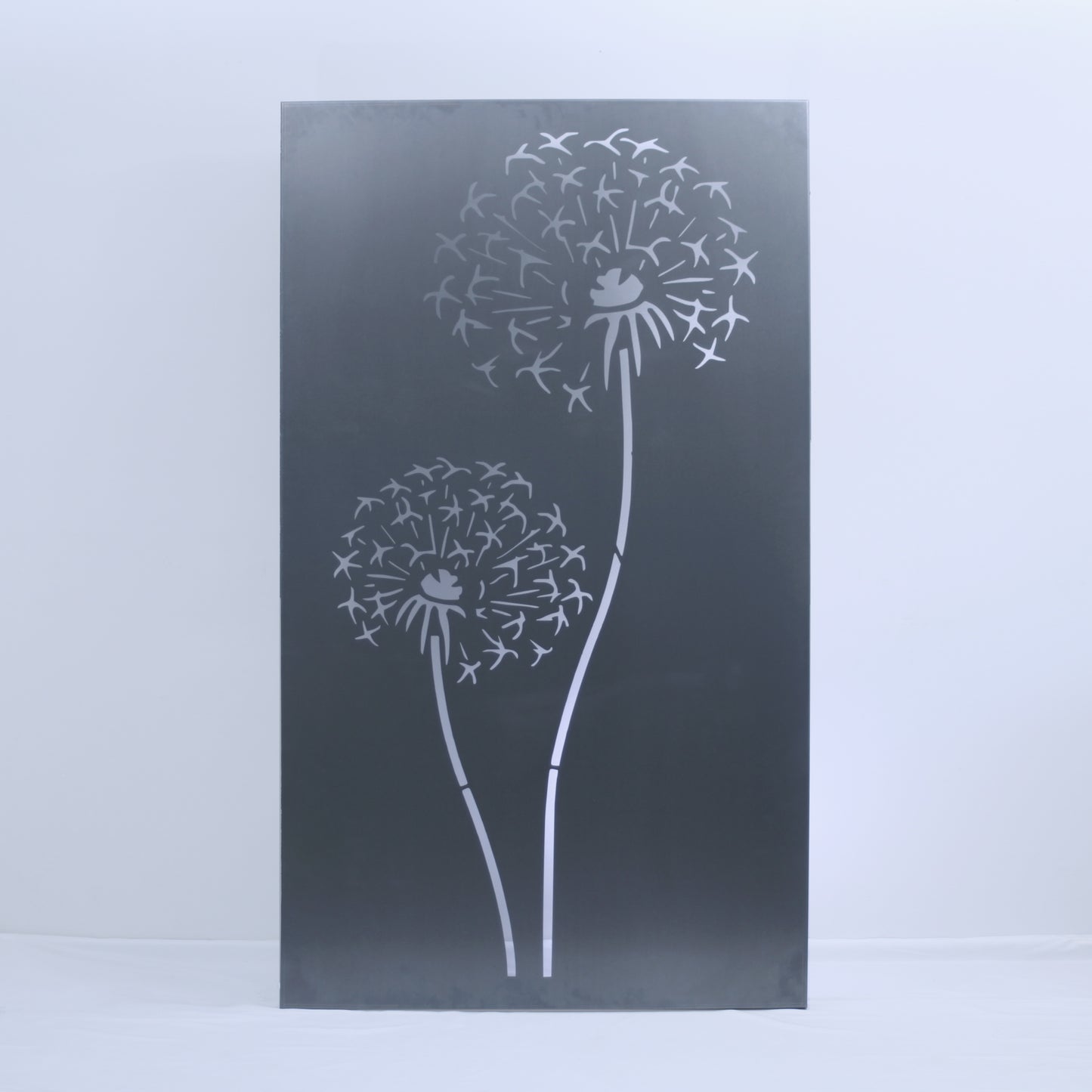 Motivwand mit Pusteblumen