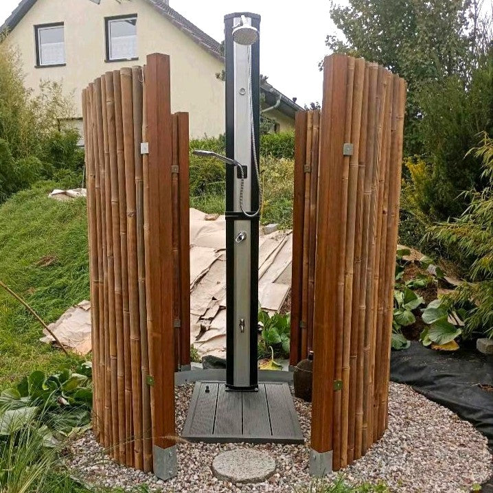 sichtschutz bambus holz Bambus Rollzaun Wulung – Sichtschutz Rollmatte für Garten & Balkon – Bambusbasis